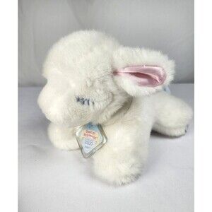 Vintage EDEN Baby Sheep Lamb Plush 8" Special Beginnings White 2000 USA